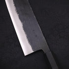 Nakiri Blue Super Kurouchi Manche en Buffle et Ébène 165mm-[Musashi]-[Couteaux de cuisine japonais]