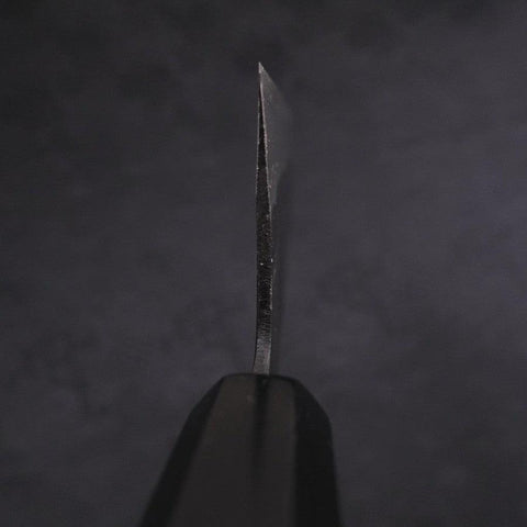 Nakiri Blue Super Kurouchi Manche en Buffle et Ébène 165mm-[Musashi]-[Couteaux de cuisine japonais]
