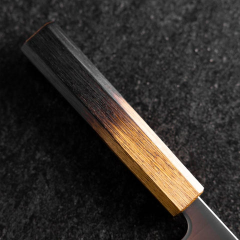 Nakiri Blue Super Poli Manche Yaki Urushi 165mm-[Musashi]-[Couteaux de cuisine japonais]