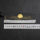 Nakiri Blue steel #2 Kurouchi Chokin Auspicious Cloud-Sun Manche en Buffle et Ébène 165mm-[Musashi]-[Couteaux de cuisine japonais]