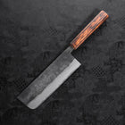 Nakiri Blue Steel #2 Kurouchi Manche Sumi Urushi 165mm-[Musashi]-[Couteaux de cuisine japonais]