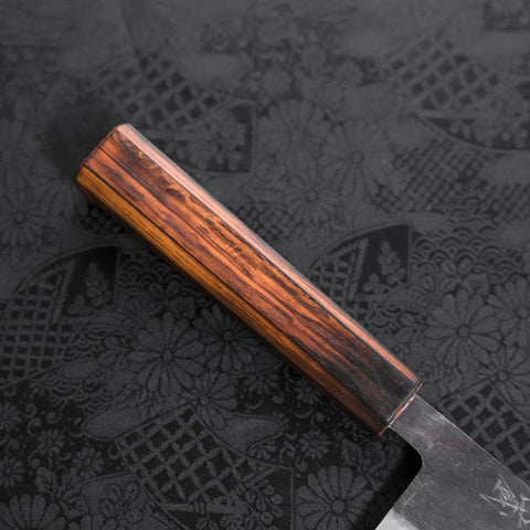 Nakiri Blue Steel #2 Kurouchi Manche Sumi Urushi 165mm-[Musashi]-[Couteaux de cuisine japonais]