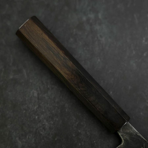 Nakiri Blue steel #2 Kurouchi Manche en Ébène 165mm-[Musashi]-[Couteaux de cuisine japonais]