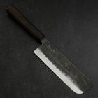 Nakiri Blue steel #2 Kurouchi Manche en Ébène 165mm-[Musashi]-[Couteaux de cuisine japonais]