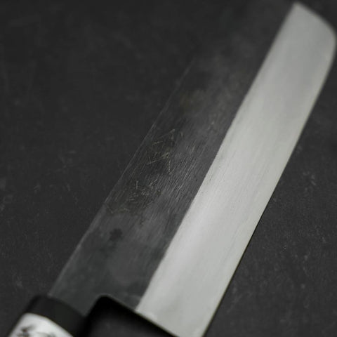 Nakiri Blue steel #2 Kurouchi Manche en Magnolia 165mm-[Musashi]-[Couteaux de cuisine japonais]