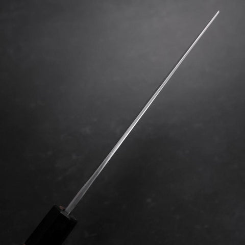 Nakiri Blue steel #2 Revêtement Inox Kurouchi Manche en Noyer 165mm-[Musashi]-[Couteaux de cuisine japonais]