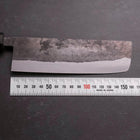 Nakiri Blue steel #2 Revêtement Inox Kurouchi Manche en Noyer 165mm-[Musashi]-[Couteaux de cuisine japonais]