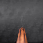 Nakiri Chromax Mirror Tsuchime Sumi Urushi Handle 165mm-[Musashi]-[Couteaux de cuisine japonais]