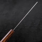 Nakiri Chromax Mirror Tsuchime Sumi Urushi Handle 165mm-[Musashi]-[Couteaux de cuisine japonais]