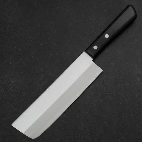Nakiri Chromax Poli Manche Occidental Noir 165mm-[Musashi]-[Couteaux de cuisine japonais]