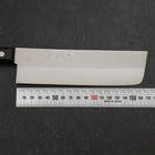 Nakiri Chromax Poli Manche Occidental Noir 165mm-[Musashi]-[Couteaux de cuisine japonais]