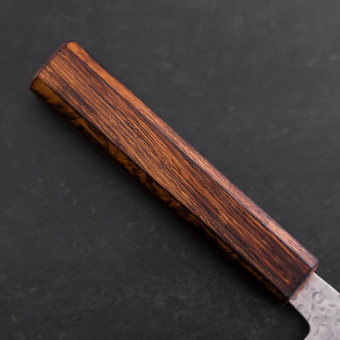 Nakiri Chromax Tsuchime Manche Sumi Urushi 165mm-[Musashi]-[Couteaux de cuisine japonais]