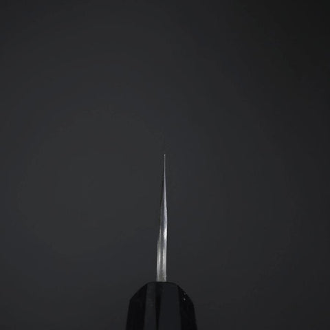 Nakiri Cobalt Stainless Kurouchi Damas Manche en Buffle et Ébène 165mm-[Musashi]-[Couteaux de cuisine japonais]