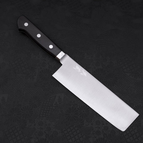 Nakiri HAP-40 Poli Manche Occidental Noir 165mm-[Musashi]-[Couteaux de cuisine japonais]