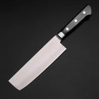 Nakiri Molybdenum Poli Manche Occidental Noir 160mm-[Musashi]-[Couteaux de cuisine japonais]