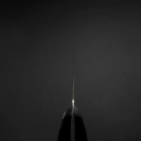 Nakiri Molybdenum Poli Manche Occidental Noir 160mm-[Musashi]-[Couteaux de cuisine japonais]