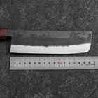 Nakiri Revêtement inox Blue Steel #2 Kurouchi Manche en Zelkova 165mm-[Musashi]-[Couteaux de cuisine japonais]