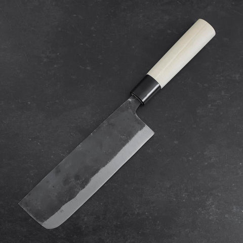 Nakiri SK Steel Kurouchi Manche en Magnolia 170mm-[Musashi]-[Couteaux de cuisine japonais]