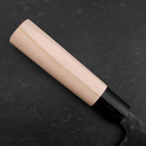 Nakiri SK Steel Kurouchi Manche en Magnolia 170mm-[Musashi]-[Couteaux de cuisine japonais]