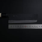 Nakiri SK Steel Kurouchi Manche en Magnolia 170mm-[Musashi]-[Couteaux de cuisine japonais]