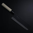 Nakiri SK Steel Kurouchi Manche en Magnolia 170mm-[Musashi]-[Couteaux de cuisine japonais]