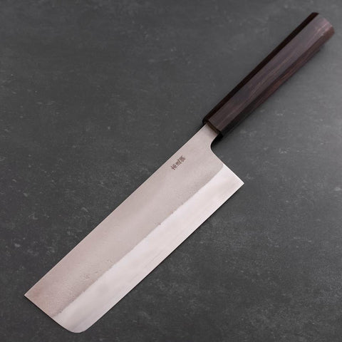 Nakiri SKD11 Nashiji Ebony Handle 165mm (6.5”)