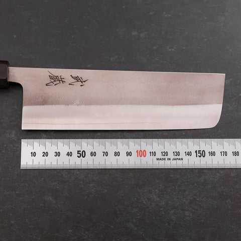 Nakiri SKD11 Nashiji Ebony Handle 165mm (6.5”)