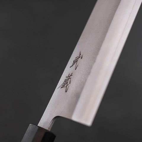 Nakiri SKD11 Nashiji Manche en Ébène 165mm-[Musashi]-[Couteaux de cuisine japonais]