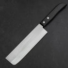 Nakiri SKD12 Polished Western Black Handle 165mm (6.5”)-[Musashi]-[Couteaux de cuisine japonais]