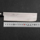 Nakiri SKD12 Polished Western Black Handle 165mm (6.5”)-[Musashi]-[Couteaux de cuisine japonais]