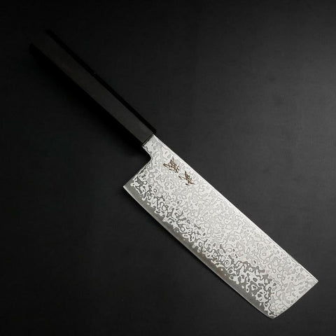 Nakiri SLD Damas Manche en Ébène 170mm-[Musashi]-[Couteaux de cuisine japonais]