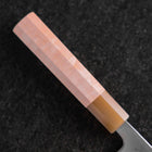 Nakiri SLD Miroir Manche en Buffle et Érable Rose Clair 170mm-[Musashi]-[Couteaux de cuisine japonais]