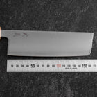 Nakiri SLD Miroir Manche en Buffle et Érable Rose Clair 170mm-[Musashi]-[Couteaux de cuisine japonais]