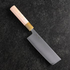 Nakiri SLD Miroir Manche en Buffle et Érable Rose Clair 170mm-[Musashi]-[Couteaux de cuisine japonais]