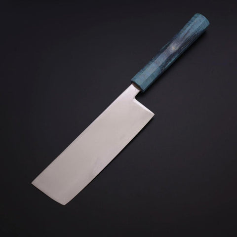Nakiri SLD Mirror Coral Shore Handle 170mm-[Musashi]-[Japanese-Kitchen-Knives]