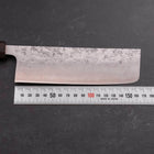 Nakiri SLD Nashiji Washi Manche en Bois de Rose et Cerisier 165mm-[Musashi]-[Couteaux de cuisine japonais]