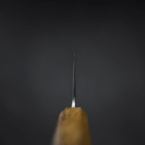 Nakiri SLD Nickel en Vagues Damas Manche Yaki Urushi 165mm-[Musashi]-[Couteaux de cuisine japonais]