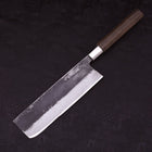Nakiri Silver Steel #3 Manche en Noyer 165mm-[Musashi]-[Couteaux de cuisine japonais]