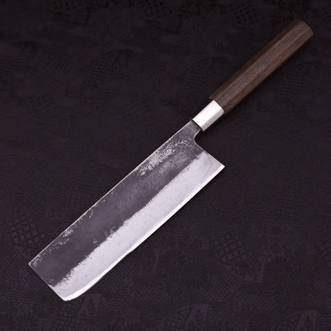Nakiri Silver Steel #3 Manche en Noyer 165mm-[Musashi]-[Couteaux de cuisine japonais]