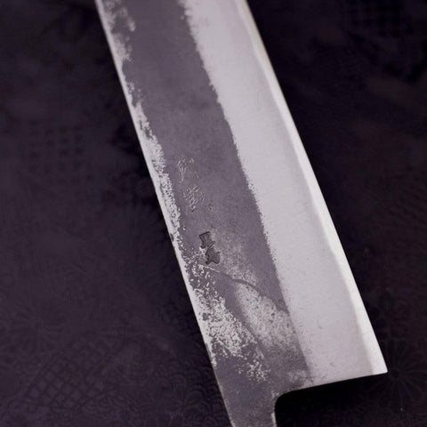 Nakiri Silver Steel #3 Manche en Noyer 165mm-[Musashi]-[Couteaux de cuisine japonais]
