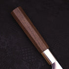 Nakiri Silver Steel #3 Manche en Noyer 165mm-[Musashi]-[Couteaux de cuisine japonais]
