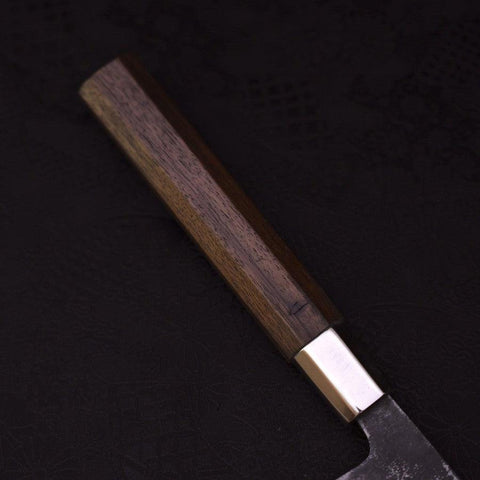 Nakiri Silver Steel #3 Manche en Noyer 165mm-[Musashi]-[Couteaux de cuisine japonais]