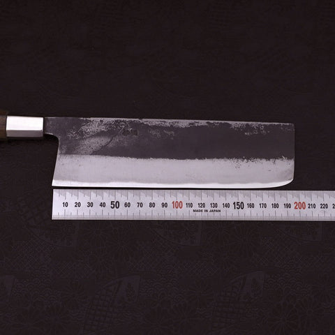 Nakiri Silver Steel #3 Manche en Noyer 165mm-[Musashi]-[Couteaux de cuisine japonais]