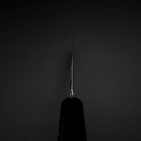 Nakiri Silver Steel #3 Nashiji Manche Occidental Noir 170mm-[Musashi]-[Couteaux de cuisine japonais]
