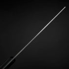 Nakiri Silver Steel #3 Nashiji Manche Occidental Noir 170mm-[Musashi]-[Couteaux de cuisine japonais]
