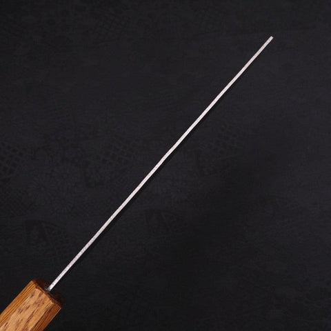 Nakiri Silver Steel #3 Nashiji Manche Yaki Urushi 165mm-[Musashi]-[Couteaux de cuisine japonais]