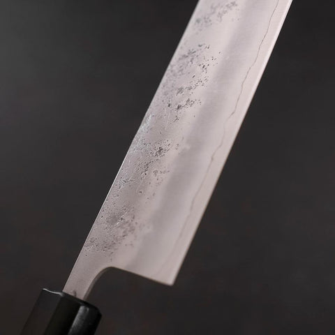 Nakiri Silver Steel #3 Nashiji Manche en Noyer 165mm-[Musashi]-[Couteaux de cuisine japonais]