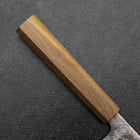 Nakiri Silver Steel #3 Nashiji Manche en Olivier 165mm-[Musashi]-[Couteaux de cuisine japonais]