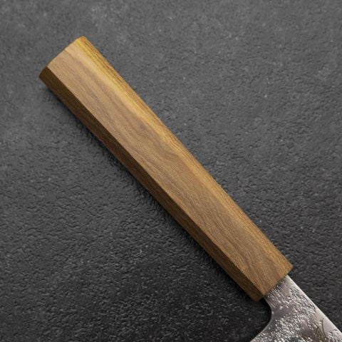 Nakiri Silver Steel #3 Nashiji Manche en Olivier 165mm-[Musashi]-[Couteaux de cuisine japonais]
