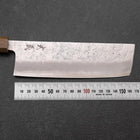 Nakiri Silver Steel #3 Nashiji Manche en Olivier 165mm-[Musashi]-[Couteaux de cuisine japonais]
